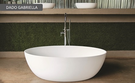 DADO GABRIELLA BATH: L 1500MM X W 800MM X H 465MM